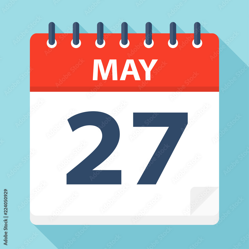 May 27 - Calendar Icon May 27 - Calendar Icon