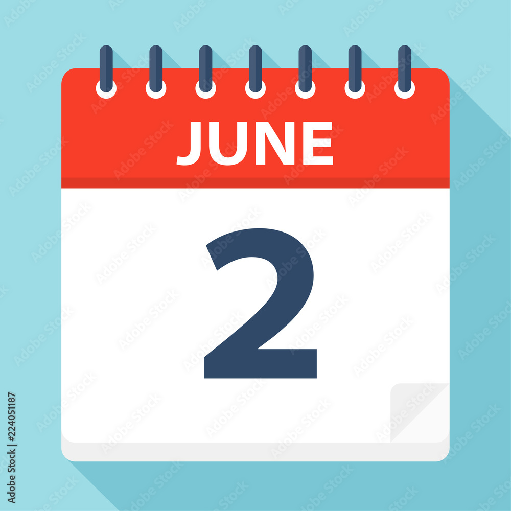 June 2 - Calendar Icon