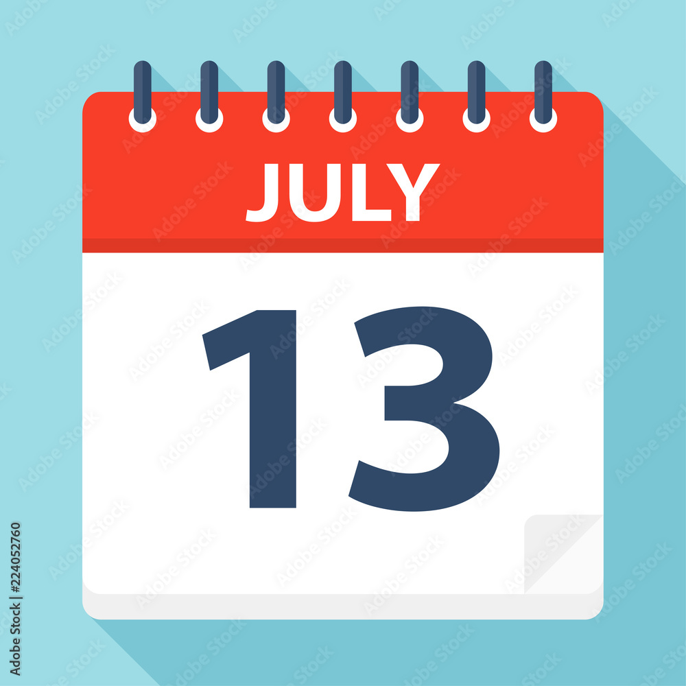 July 13 - Calendar Icon July 13 - Calendar Icon
