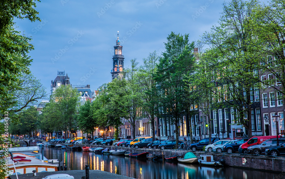 Fototapeta premium grand canal in amsterdam