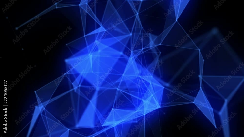 Futuristic animation with glowing triangles in slow motion, 4096x2304 loop 4K Futuristic animation with glowing triangles in slow motion, 4096x2304 loop 4K
