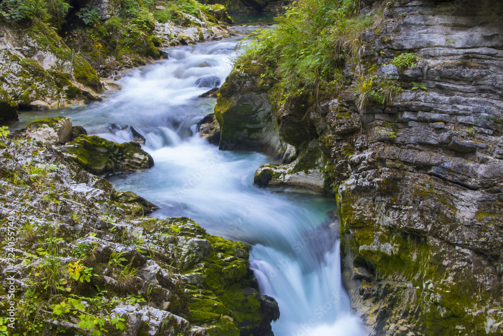 Vintgar gorge, Slovenia, Beautiful environmental place