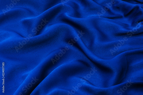 Blue satin silk background