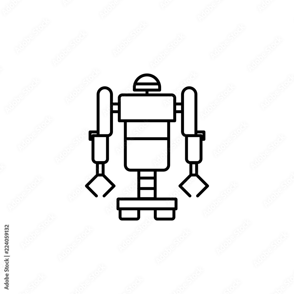 Army robot smart robot icon. Element of future technology icon for mobile concept and web apps. Thin line Army robot smart robot icon can be used for web and mobile Army robot smart robot icon. Element of future technology icon for mobile concept and web apps. Thin line Army robot smart robot icon can be used for web and mobile