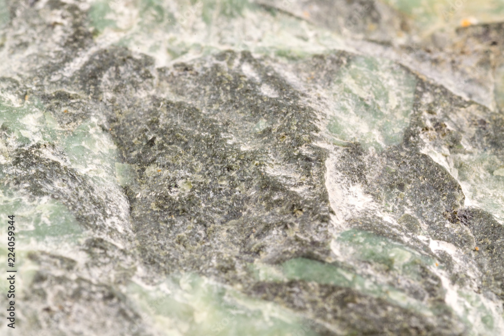 Naklejka premium Marble stone texture macro close up background, crystals and minerals, rock texture