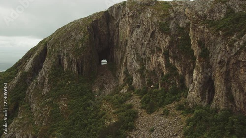 The Torghatten Mountain