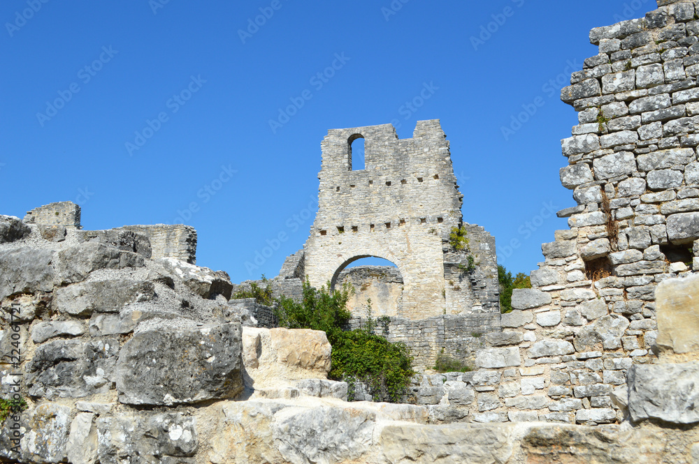 Ruinenstadt Dvigrad, Kroatien