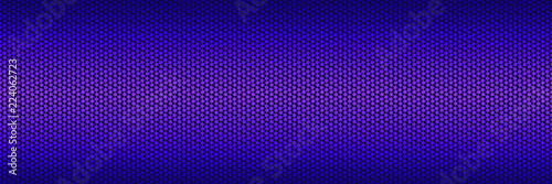 Abstract Panoramic Geometric Violet Pattern with Stars. © Grigory