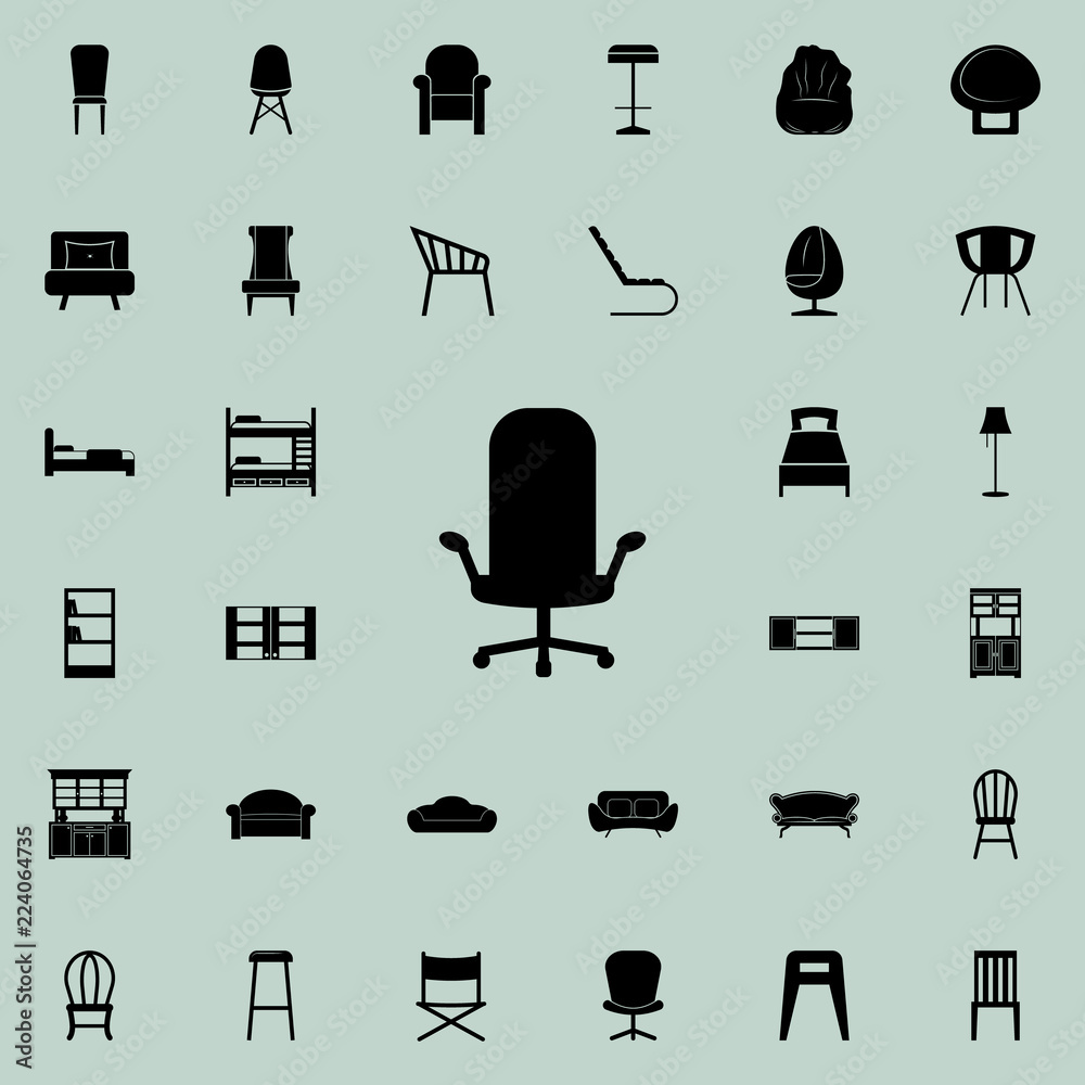 work chair icon. Furniture icons universal set for web and mobile work chair icon. Furniture icons universal set for web and mobile
