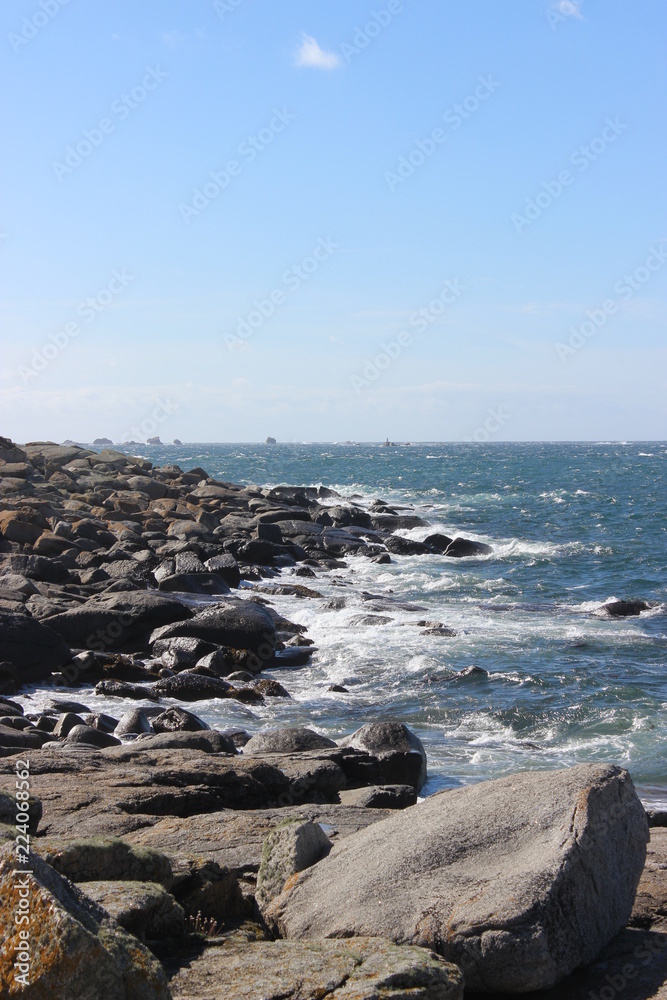 Fototapeta premium mer rocher