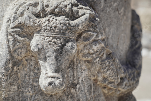 Canvas-taulu Ruins and archaeological site of Knidos, city of ancient Greece, Mugla, Turkey