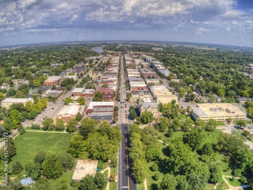 Lawrence is a Town in Eastern Kansas with a State University photo
