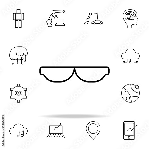 smart sunglasses icon. New Technologies icons universal set for web and mobile