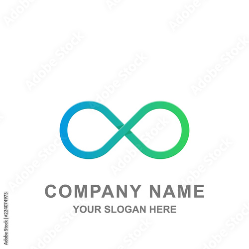 Infinity Loop Technology Logo Vector
