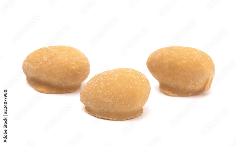Toffee and Peanut Candies Covered in Maple Toffee and Peanut Candies Covered in Maple