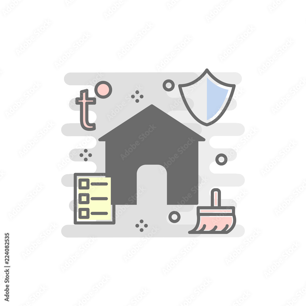 smart House colored icon. Element of colored smart technology icon for mobile concept and web apps. Color smart House icon can be used for web and mobile