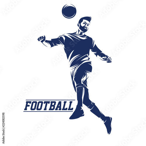 Soccer and Football Player Man LOGO VECTOR