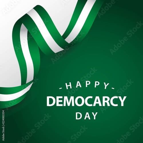Happy Democracy Day Vector Template Design Illustration