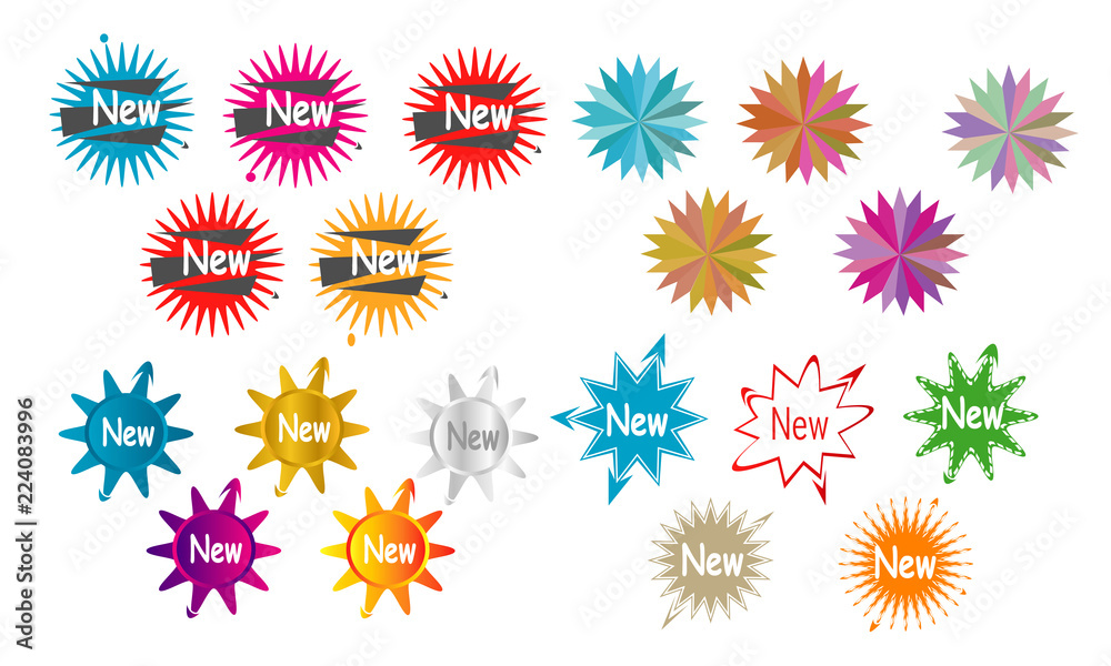collection of sunburst star burst design vector collection of sunburst star burst design vector