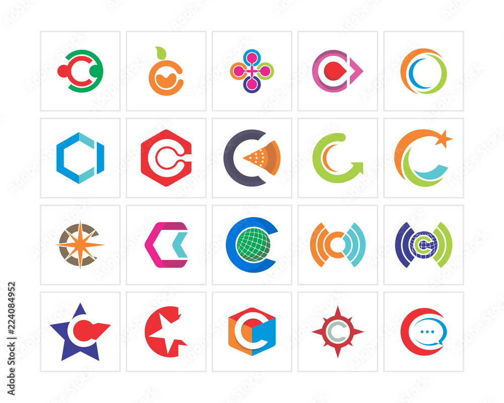 variation mixed abstract alphabet typography image vector icon logo symbol set variation mixed abstract alphabet typography image vector icon logo symbol set