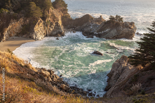 Cove along the ocean