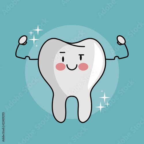 Tooth funny cartoon