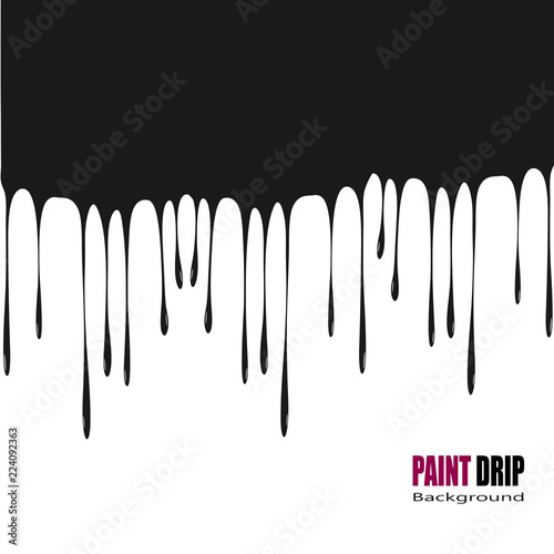 set of color paint ink blood liquid drip set background illustration
