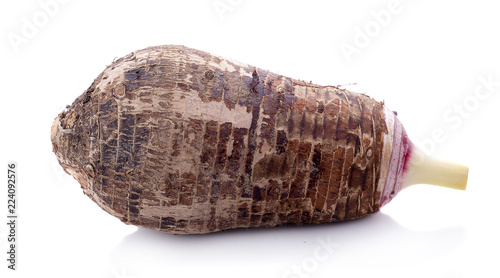 taro isolated on white background