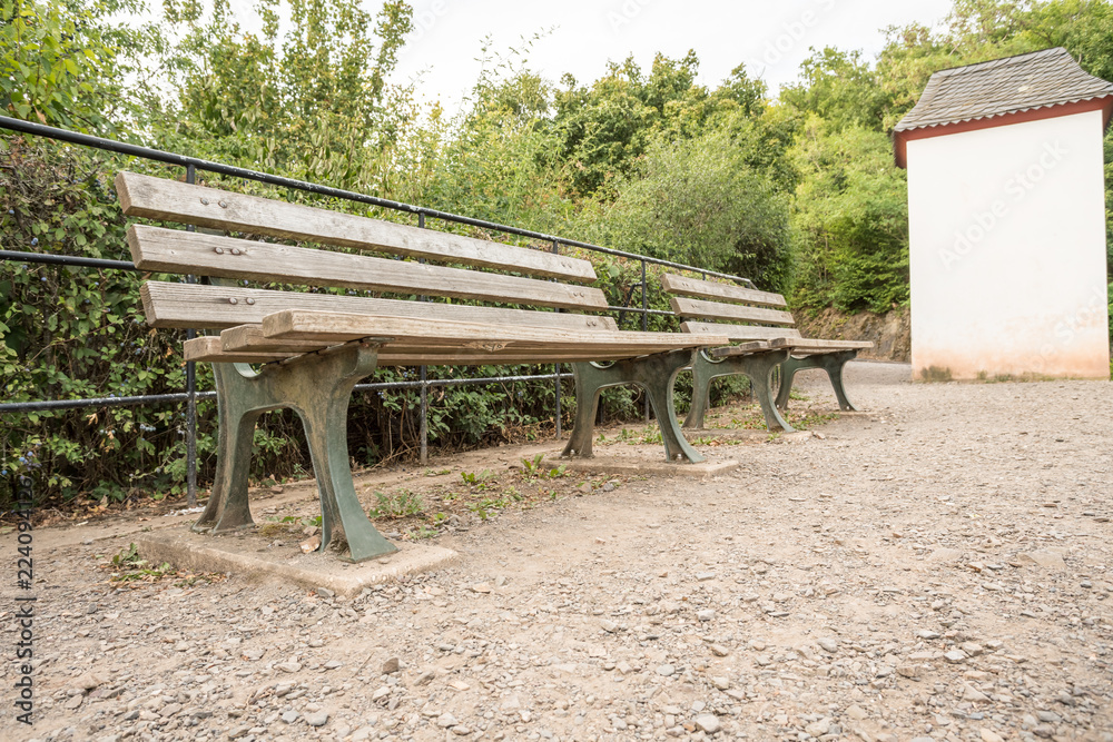 an free large wooden bench