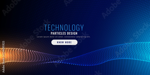 techology particle mesh background design