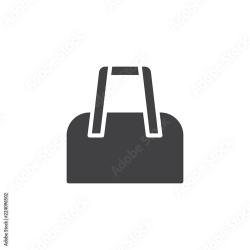 Free Download Ladies handbag vector icon. filled flat sign for mobile concept and web design. hand bag simple solid icon. Symbol, logo illustration. Pixel perfect vector graphics - GFXLoad