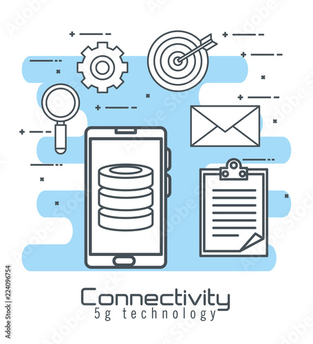 smartphone with connectivity 5g technology