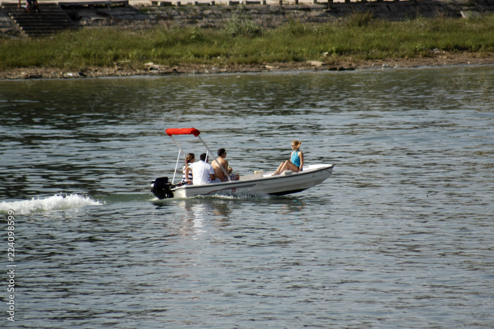 View from Belgrade promenade near BW