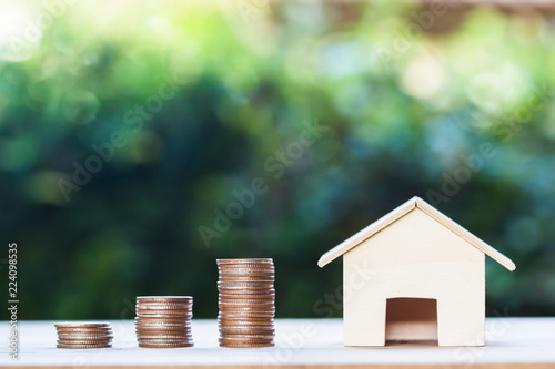 Property investment,  home loan, house mortgage, resident financial concept