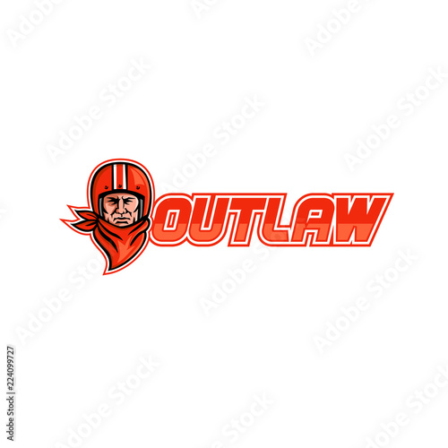 Motorcycle Biker Outlaw Retro