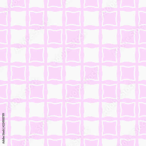 Geometric seamless pattern. Square with uneven edges