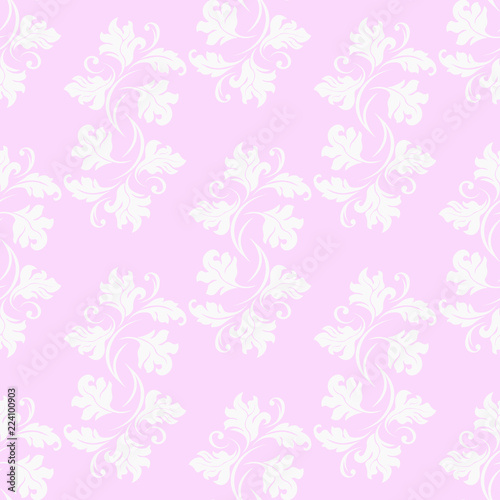 seamless abstract pattern with floral motive