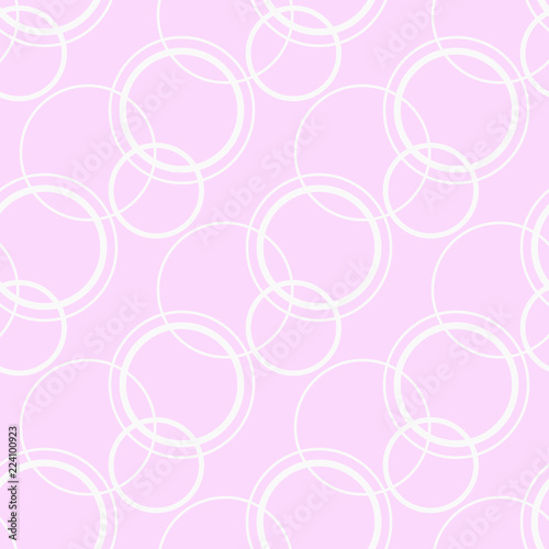 Geometric seamless pattern. Circles and rings