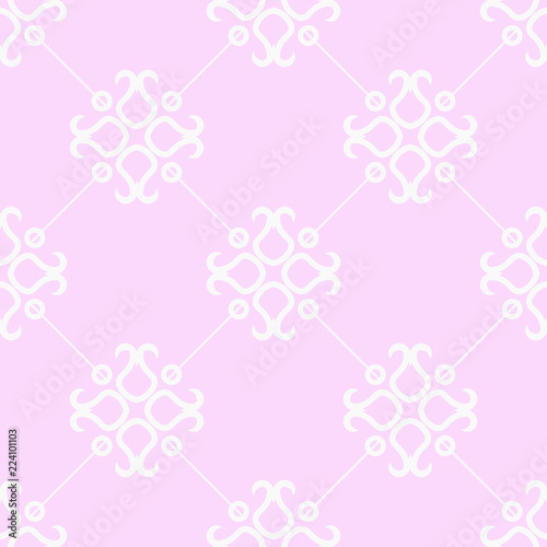 abstract floral seamless pattern with flowers, netting and leaves