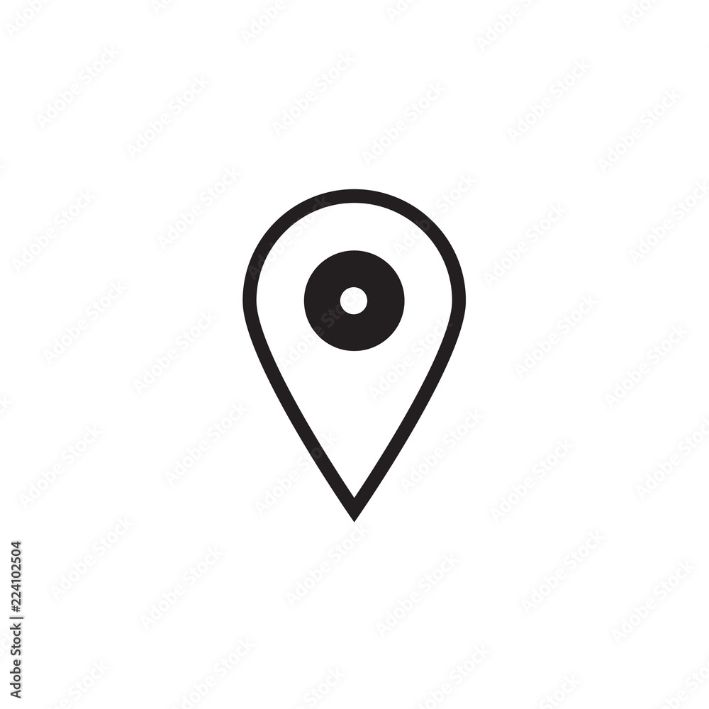 Located icon logo, app, UI. icon Vector illustration, EPS10. Located icon logo, app, UI. icon Vector illustration, EPS10.