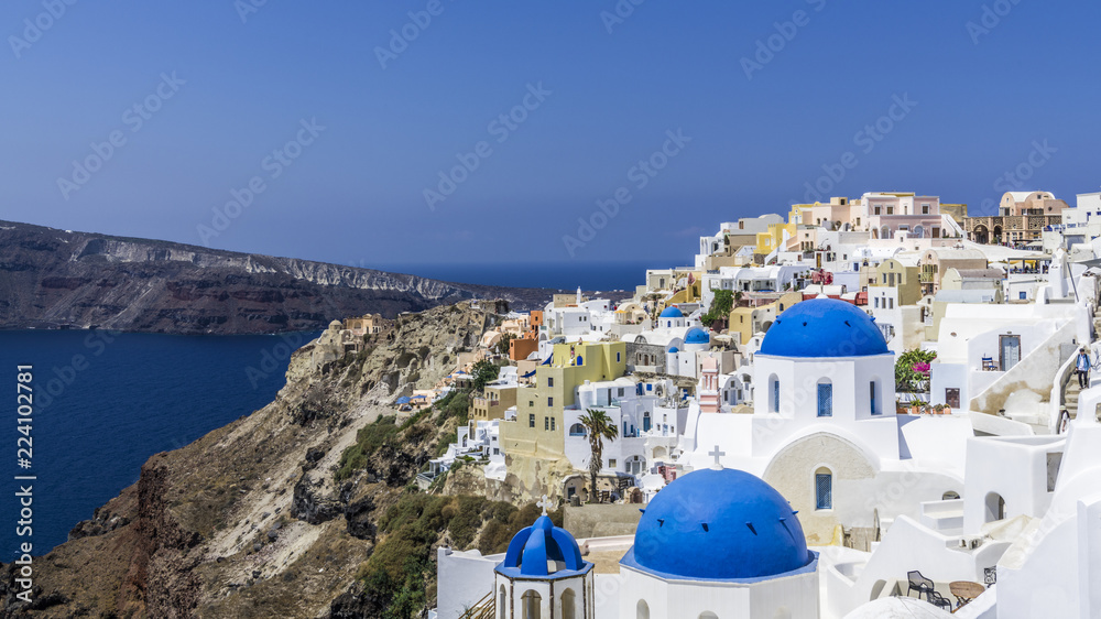 Blue domes of Orthodox churches