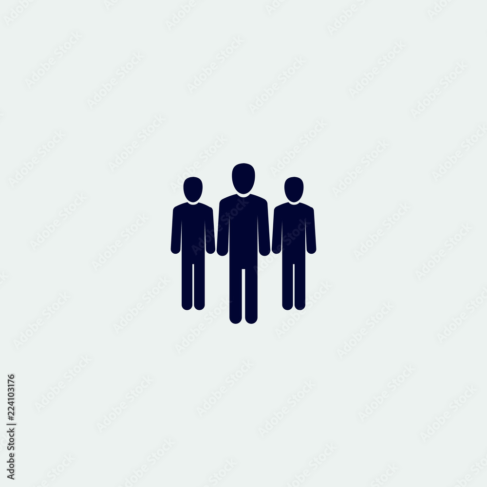 businessman group icon, vector illustration. group icon businessman group icon, vector illustration. group icon