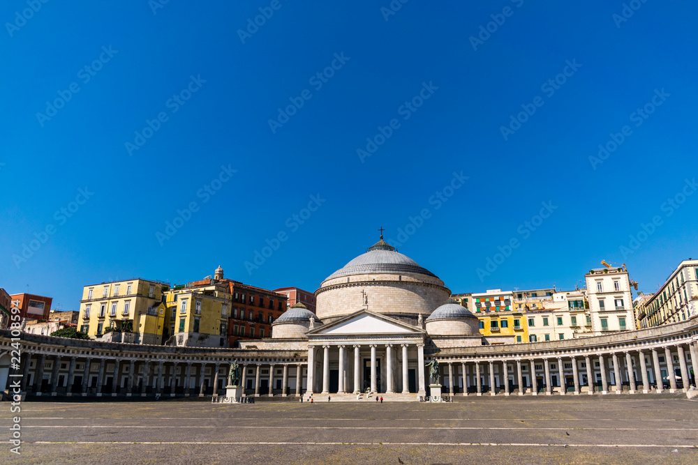 Piazza del Plebiscito, the main square in Naples