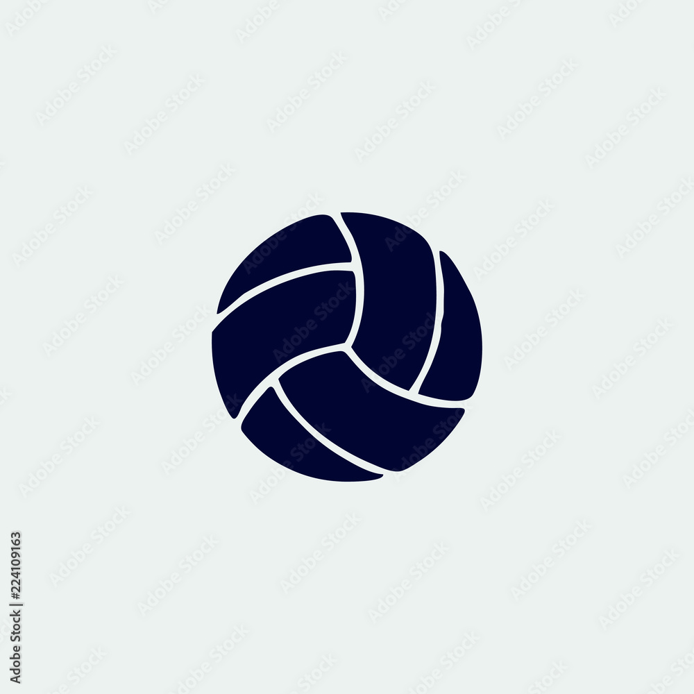 volleyball icon, vector illustration. flat icon