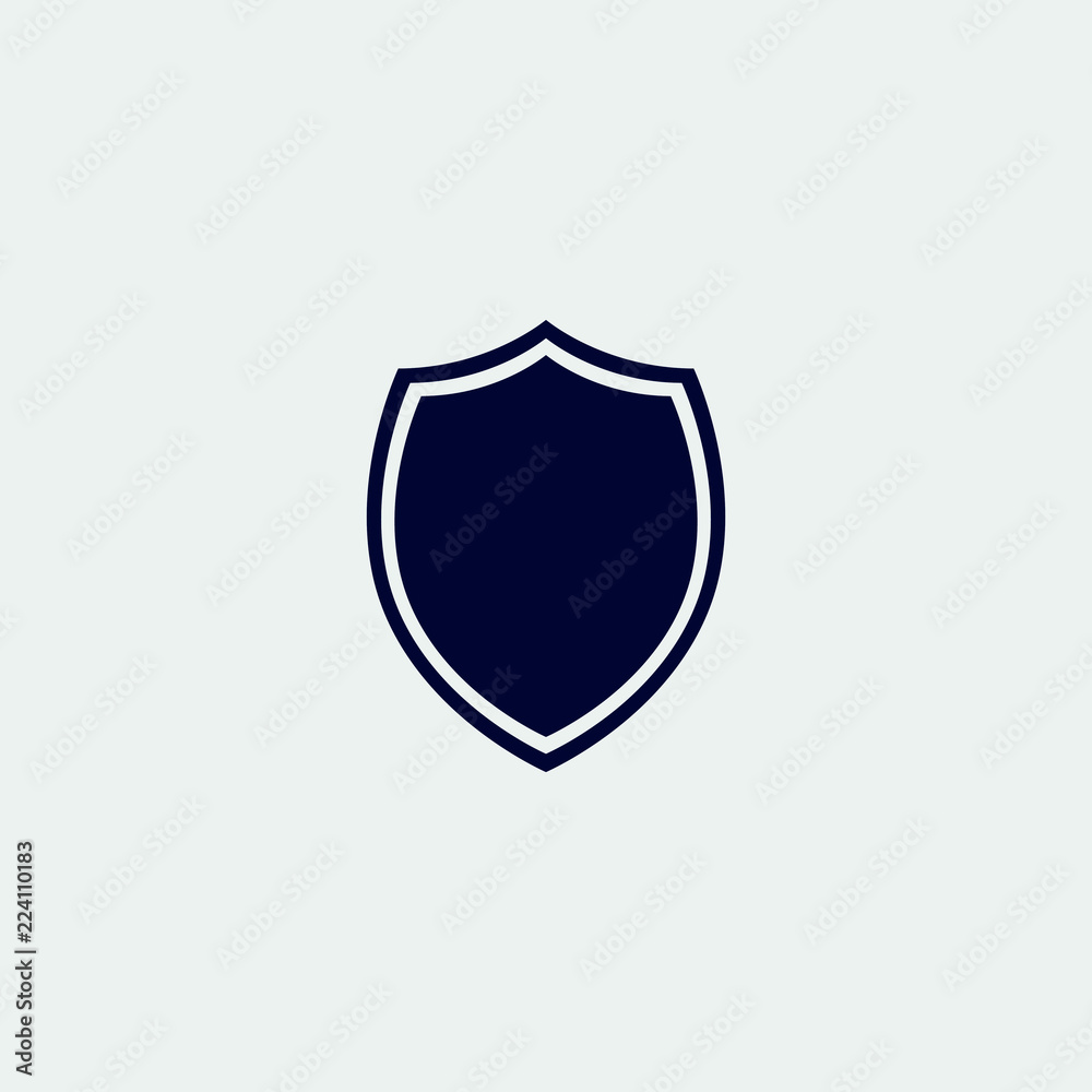 shield icon vector icon, vector illustration shield icon vector icon, vector illustration
