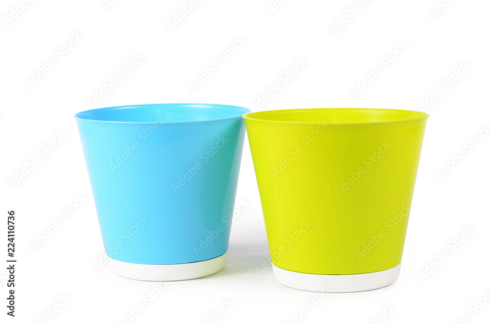 Empty flower pot isolated on white background Empty flower pot isolated on white background