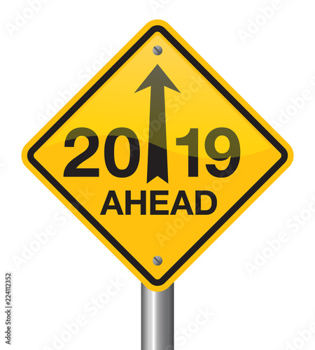 Wallpaper Mural Vector illustration of road sign 2019. Torontodigital.ca