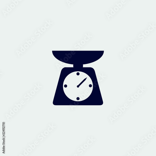 weigh icon, vector illustration. flat icon