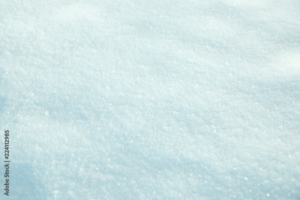 Texture of blue snow with large crystals in the frost. Texture of blue snow with large crystals in the frost.