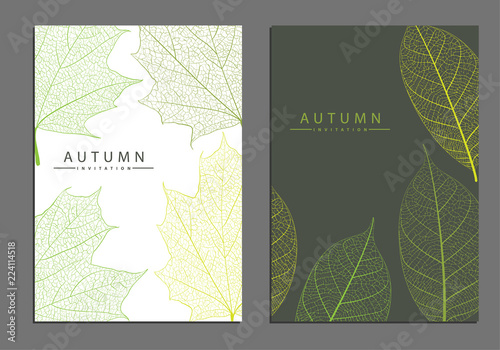 Leaf cover template